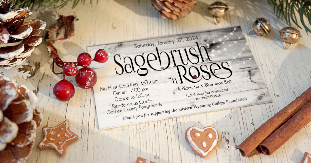 a flyer for EWC Sagebrush & Roses