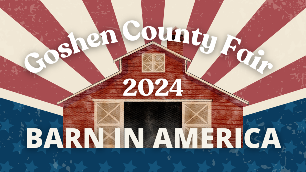a flyer for 2024 Goshen County Fair