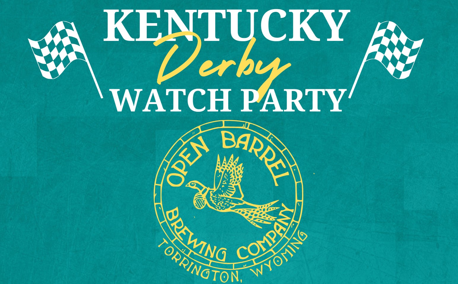flyer for derby watch party