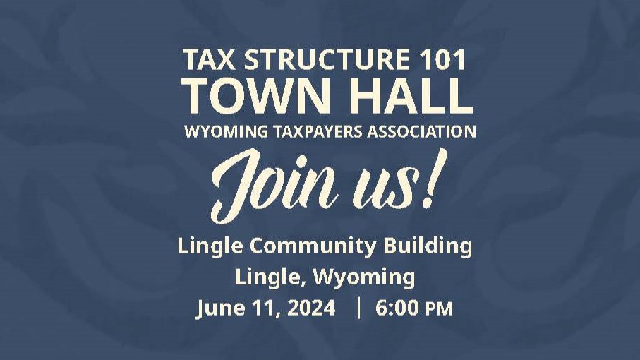 Tax Structure 101 Town Hall flyer