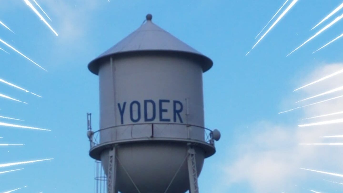 Town of Yoder water tower