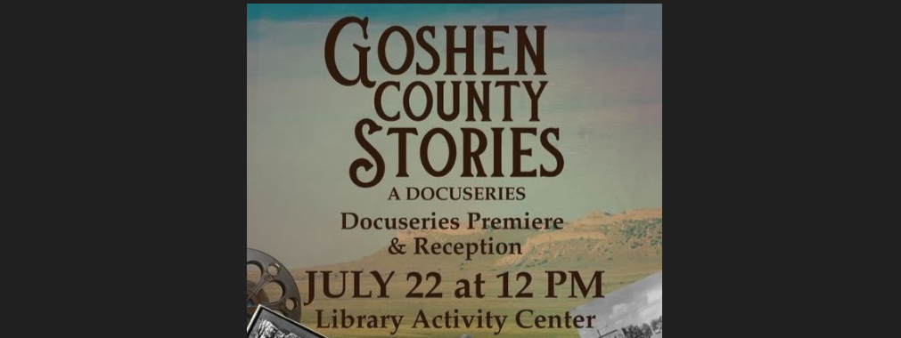 Goshen County Stories docuseries premiere at the Goshen County Library Activity Center in Torrington, Wyoming.