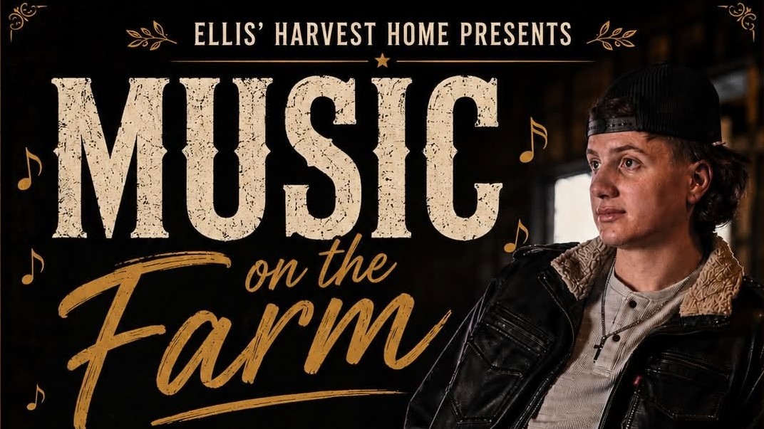 Music on the Farm featuring Jaden Schumacher at Ellis' Harvest Home in Lingle, Wyoming, on September 19, 2026.