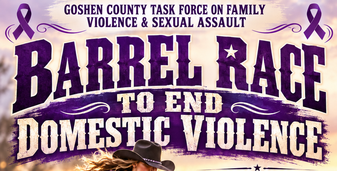 Race to End Family Violence and Sexual Assault Barrel Race in Torrington, Wyoming on October 17, 2026